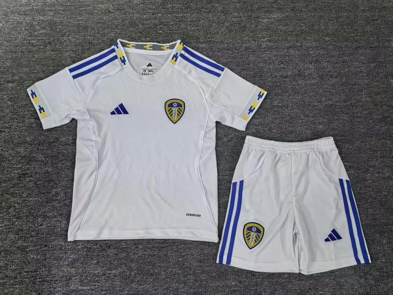 Leeds United Home Kit 25/26 - Kids - Free Personalisation + Patches!