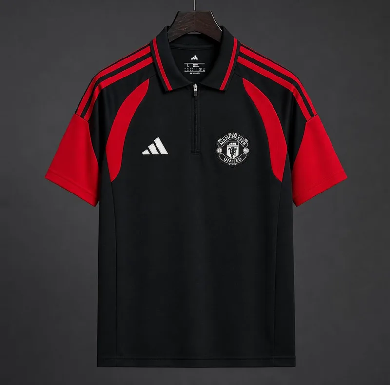 26/27 Manchester United Training Black Polo Jersey