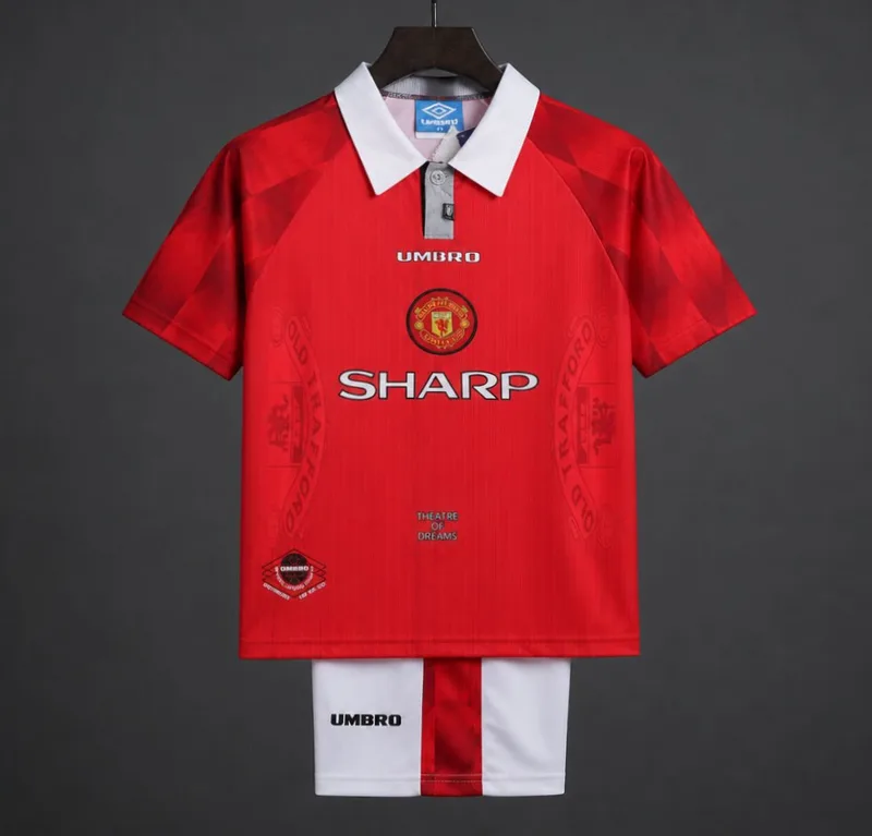 Retro Kids 96/97 Manchester United Home Jersey