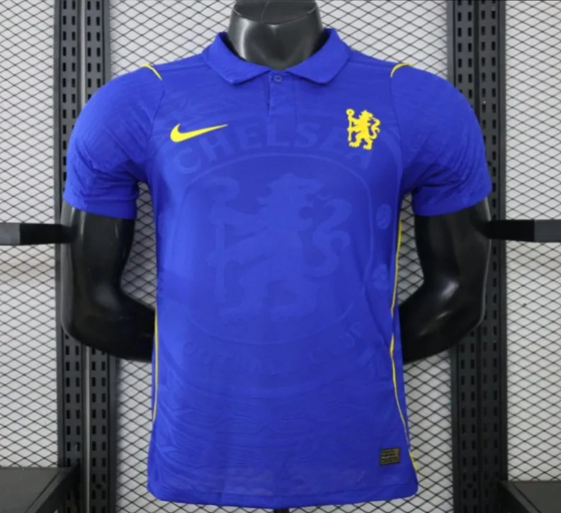 26/27 Chelsea FC Royal Blue Polo Collar Home Jersey Skin Fit