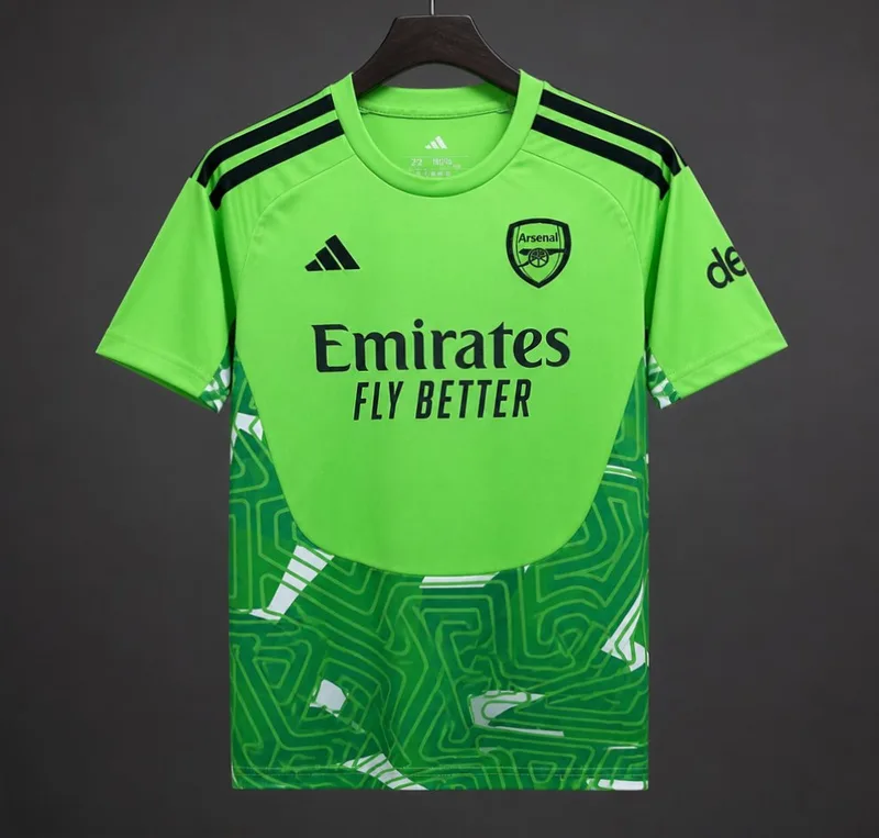 26/27 Arsenal Goalkeeper Neon Green/Dark Green Jersey