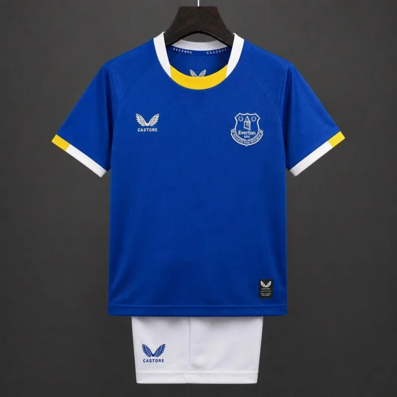 Everton Home Kit 26/27 - Kids - Free Personalisation + Patches!