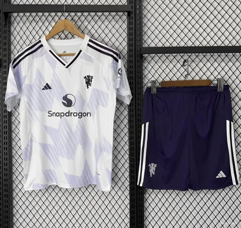Manchester United Away Kit 25/26 - Kids - Free Personalisation + Patches!
