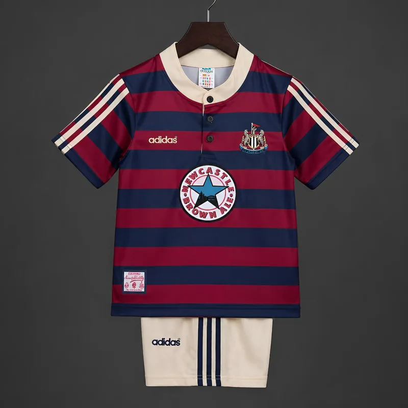 Retro 95/97 Kids Newcastle United Away Jersey Kit