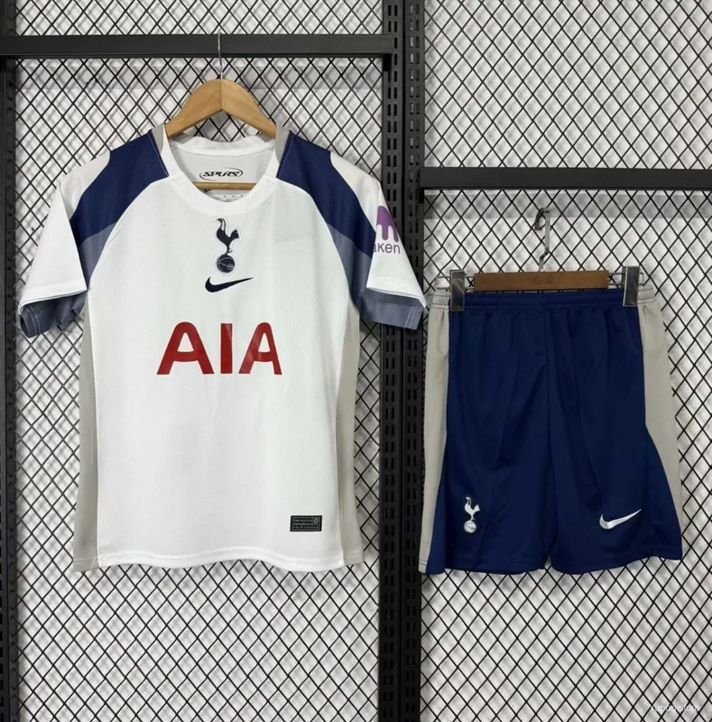 Tottenham Hotspur Home Kit 25/26 - Kid - Free Personalisation + Patches!
