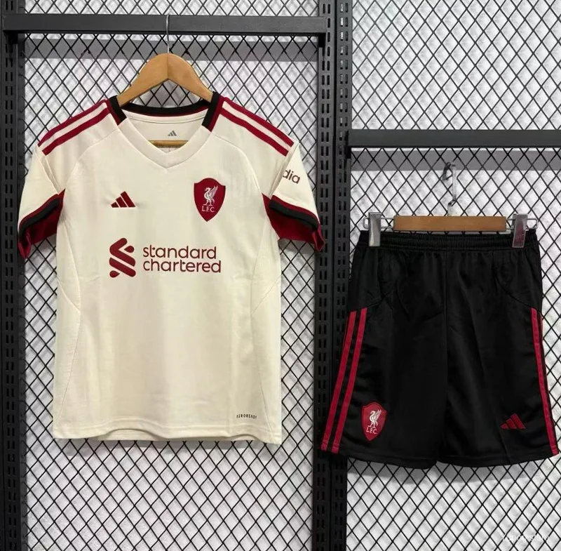 Liverpool Away Kit 25/26 - Kids - Free Personalisation + Patches!