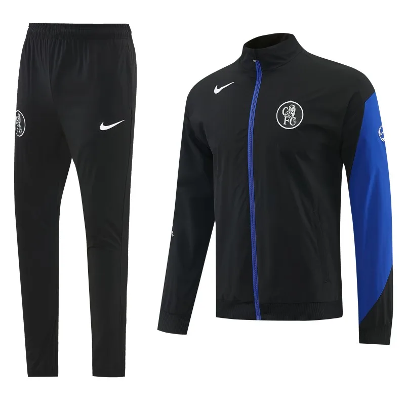 26/27 Chelsea Black Full Zipper Jacket Tracksuit + Long Pants