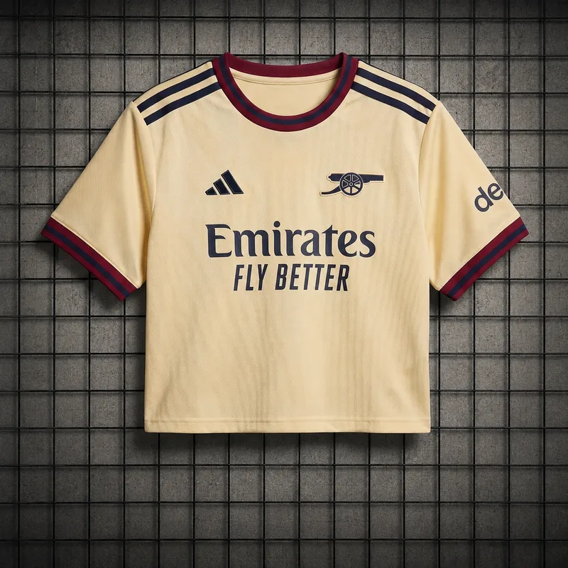 Arsenal Women's Away Shirts Crop Top 26/27 Season - FREE PERSONALIZED