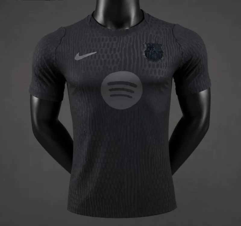26/27 Barcelona Black Training Jersey Skin Fit - Adults - Free Personalisation + Patches! Skin Fit - Adults - Free Personalisation + Patches!
