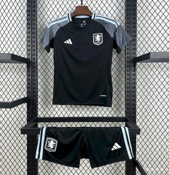 Aston Villa Away Kit 25/26 - Kids - Free Personalisation + Patches!
