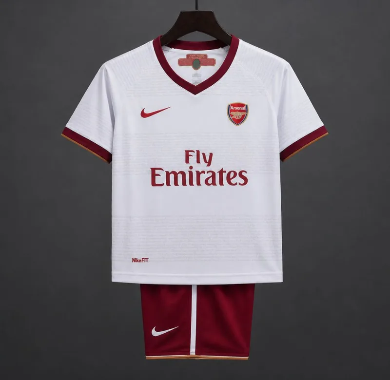 Retro Kids 07/08 Arsenal Away Jersey Kit