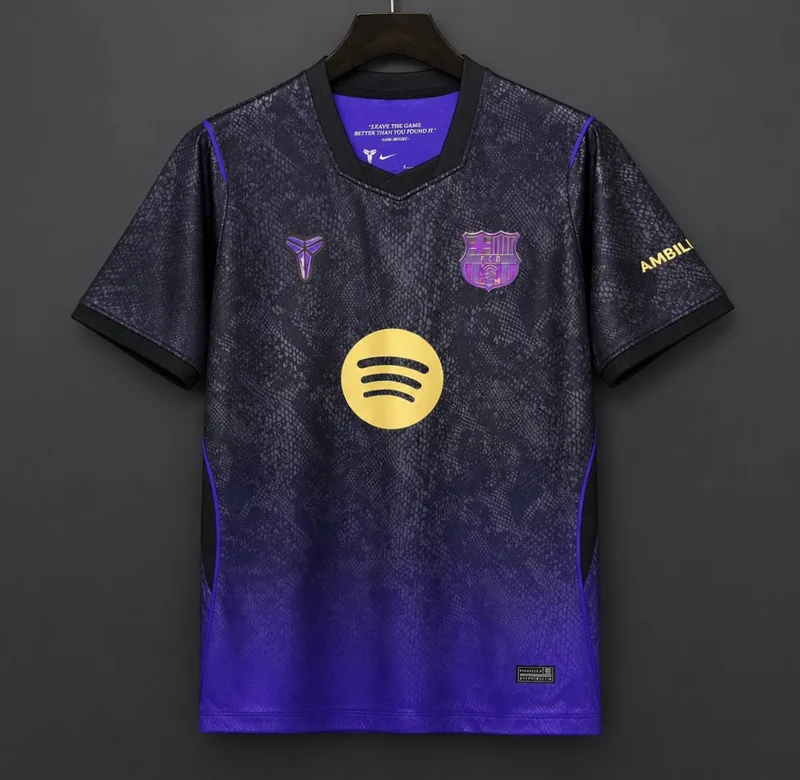 26/27 Barcelona Away "Purple Mamba" Purple Black Jersey - Adults - Free Personalisation + Patches!