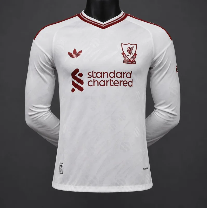 26/27 Liverpool Away White Jersey Skin Fit