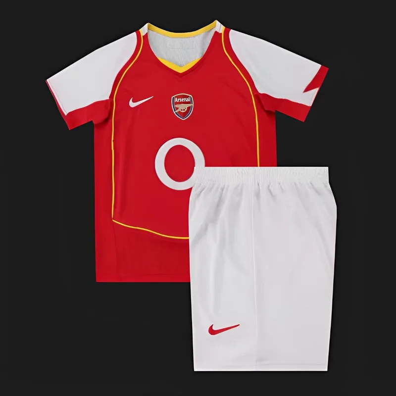 Retro Kids 04/05 Arsenal Home Jersey Kit