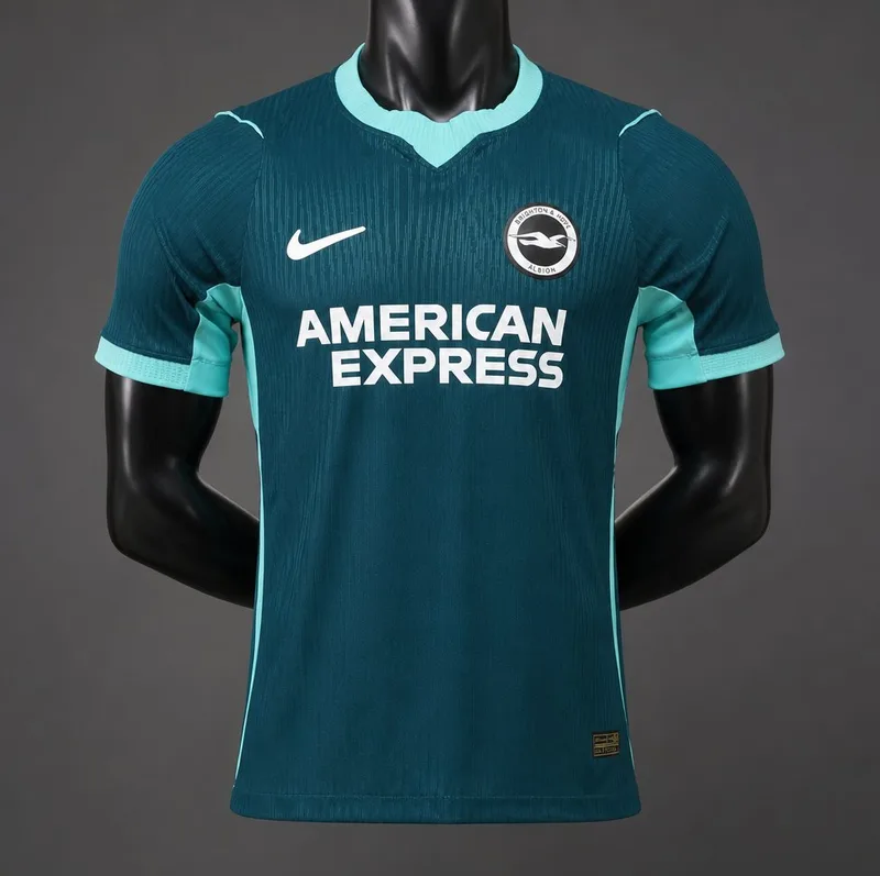 26/27 Brighton Hove Albion 3rd Kit Green Jersey Skin Fit