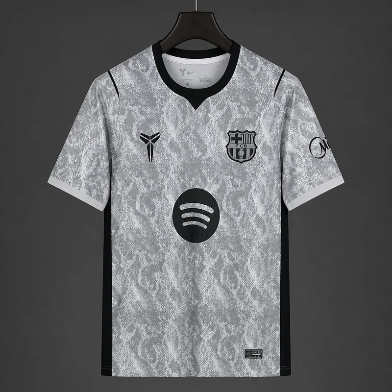 26/27 Barcelona Grey Goalkeeper Jersey - Adults - Free Personalisation + Patches!