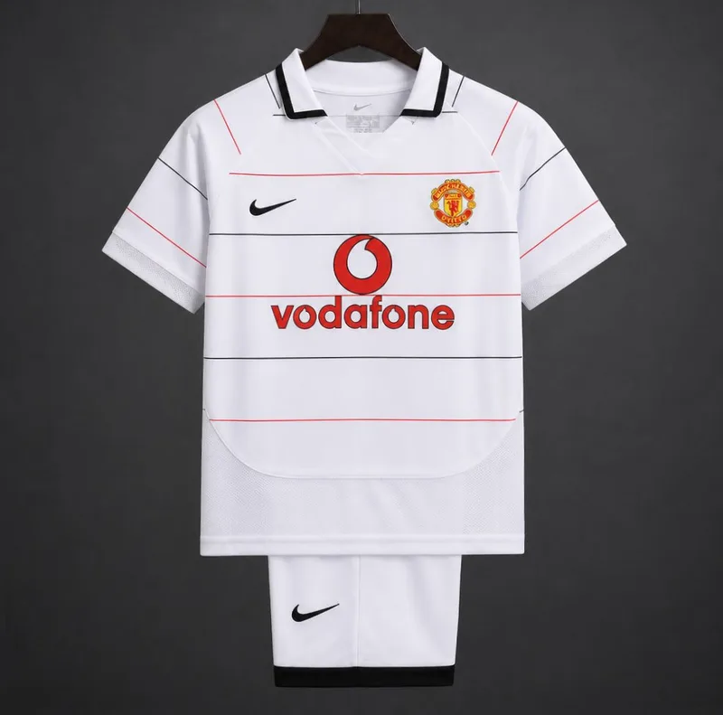 Retro Kids 03/05 Manchester United Away Jersey