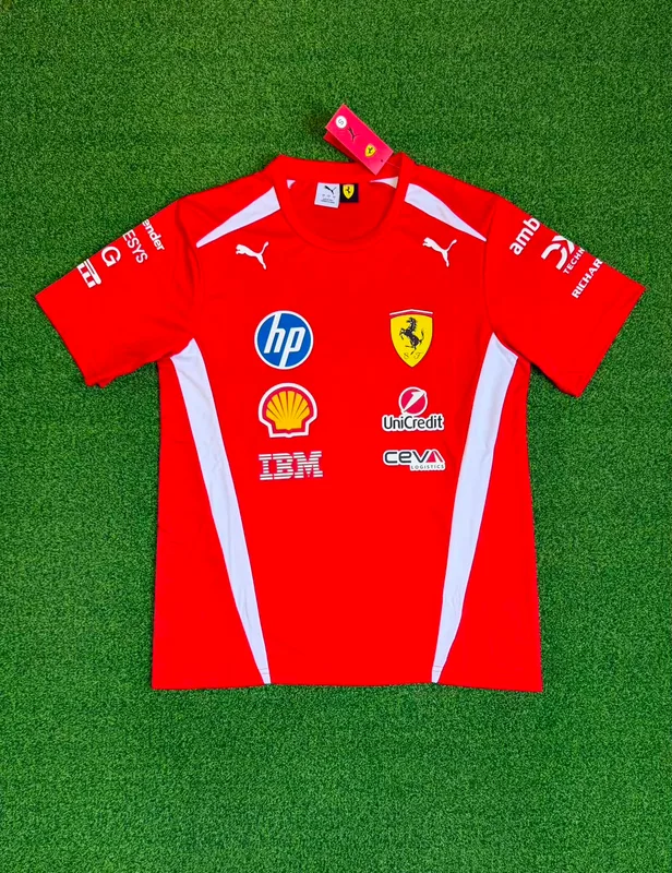 Formula One Scuderia Ferrari 2026 Drivers Relaxed T-Shirt - Red