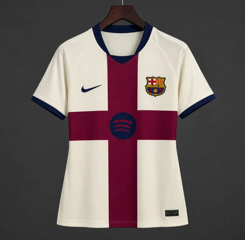 26/27 Women Barcelona Fourth Kit Special Cross Edition Jersey - Adults - Free Personalisation + Patches! - Adults - Free Personalisation + Patches!