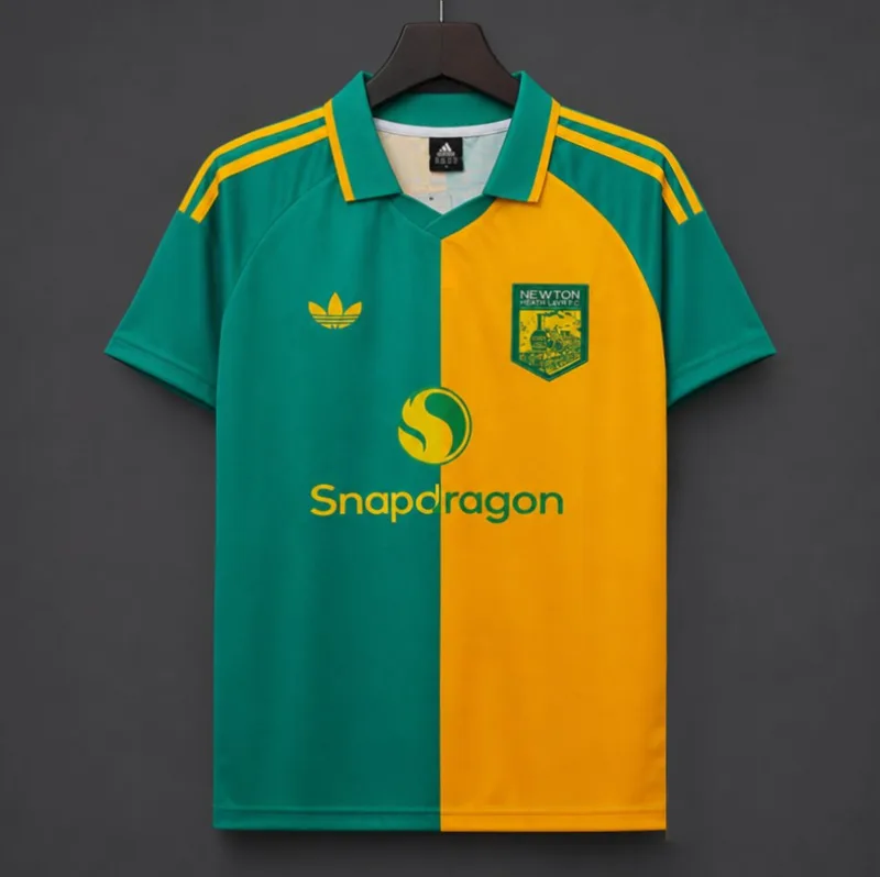 26/27 Manchester United 125th Anniversary Away Green/Yellow Jersey