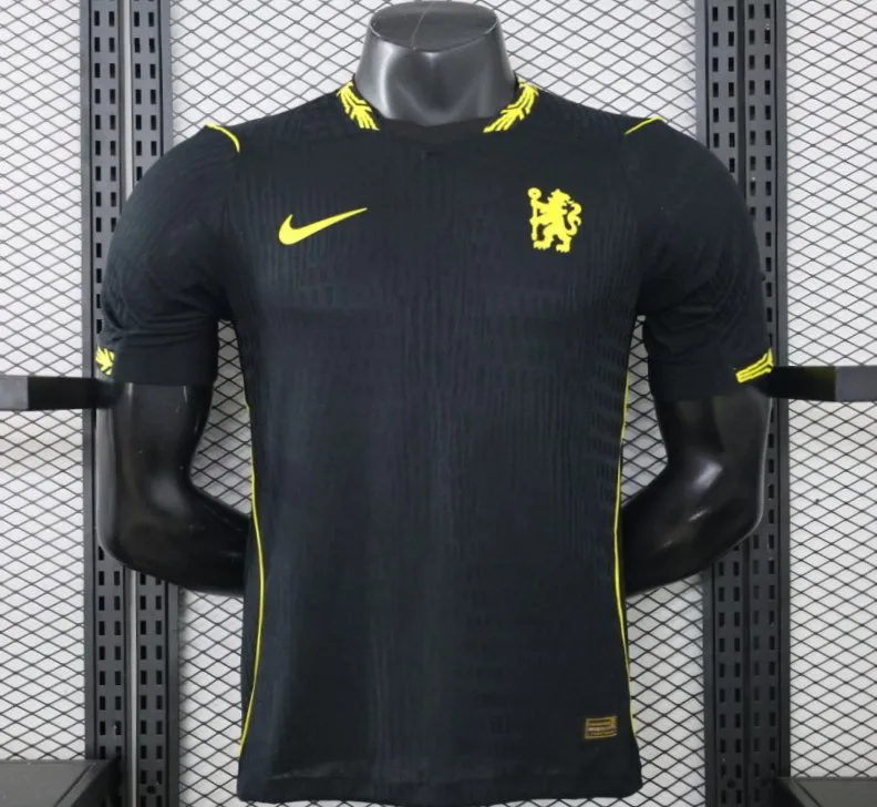 26/27 Chelsea Black Third Jersey Skin Fit