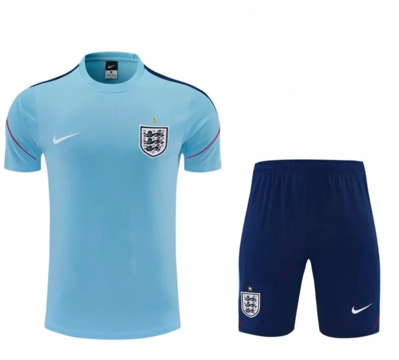 England 2026 World Cup Blue Short And Shirt Set - Kids and