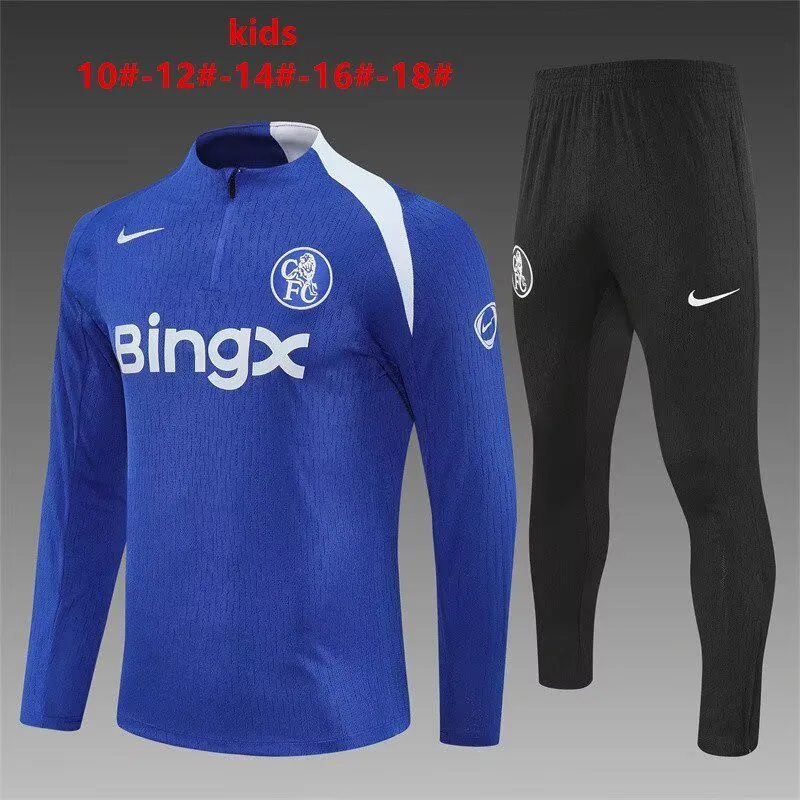 Chelsea Blue/Black Tracksuit - Kids and