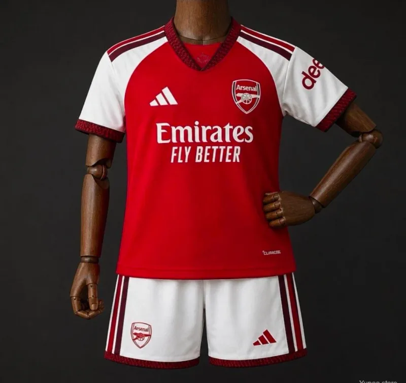 Arsenal Home Kit 26/27 - Kids - Free Personalisation + Patches!