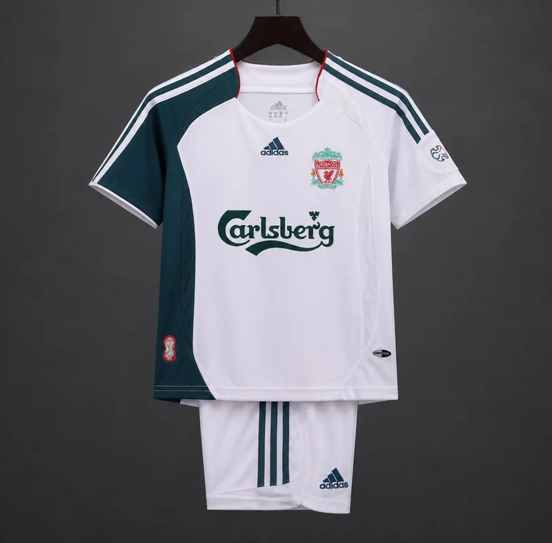 Retro Kids 06/08 Liverpool Away Jersey