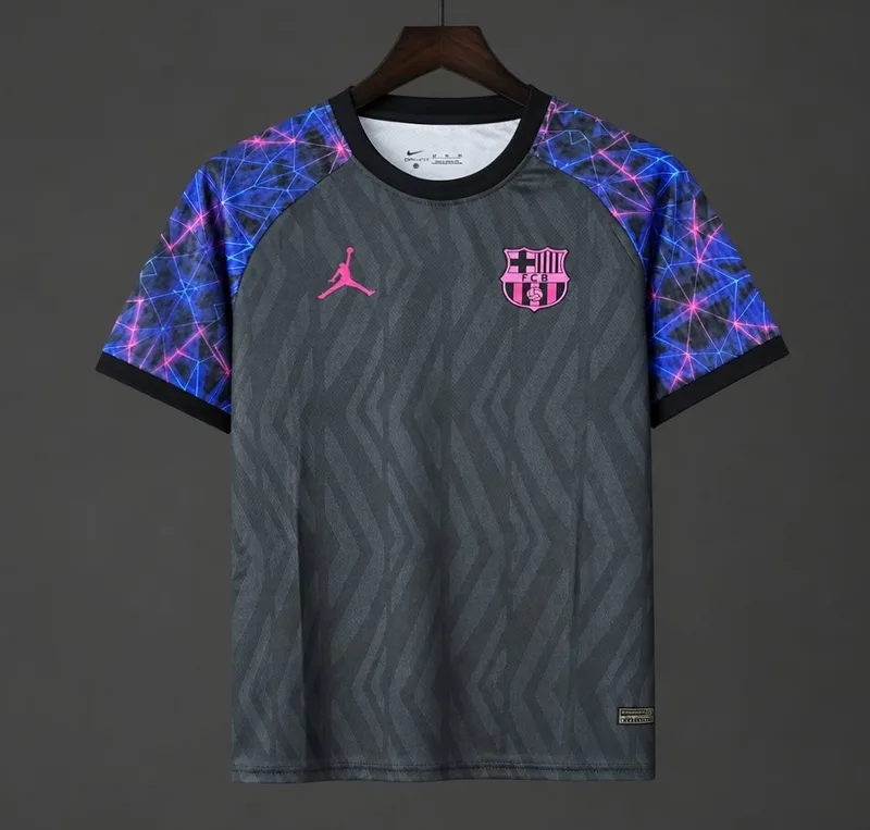 26/27 FC Barcelona x Jordan Special Edition Black Training Jersey - Adults - Free Personalisation + Patches!