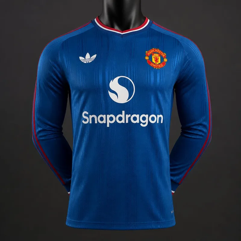 26/27 Manchester United Away Long Sleeve Jersey Skin Fit