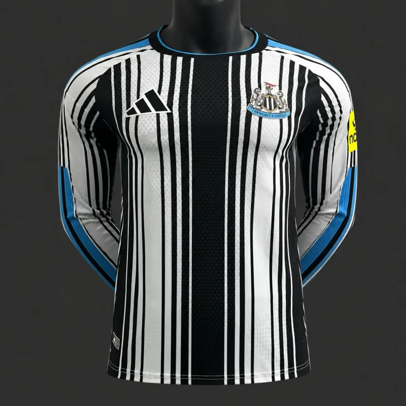 26/27 Newcastle United Home Long Sleeve Jersey Skin Fit