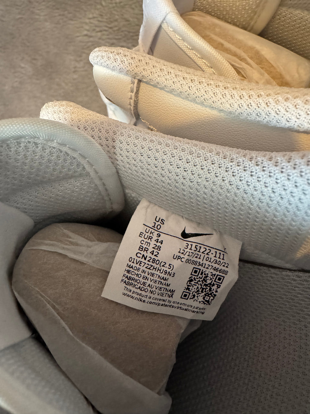 Nike Air Force 1 White Trainers