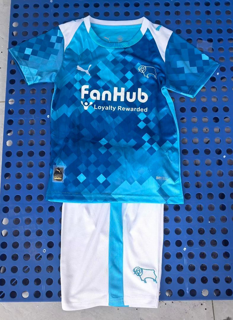 Derby County Third Kit 25/26 Fan Edition - Kids - Free Personalisation + Patches!