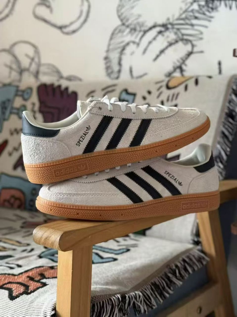 Adidas Spezial Grey Black Trainers