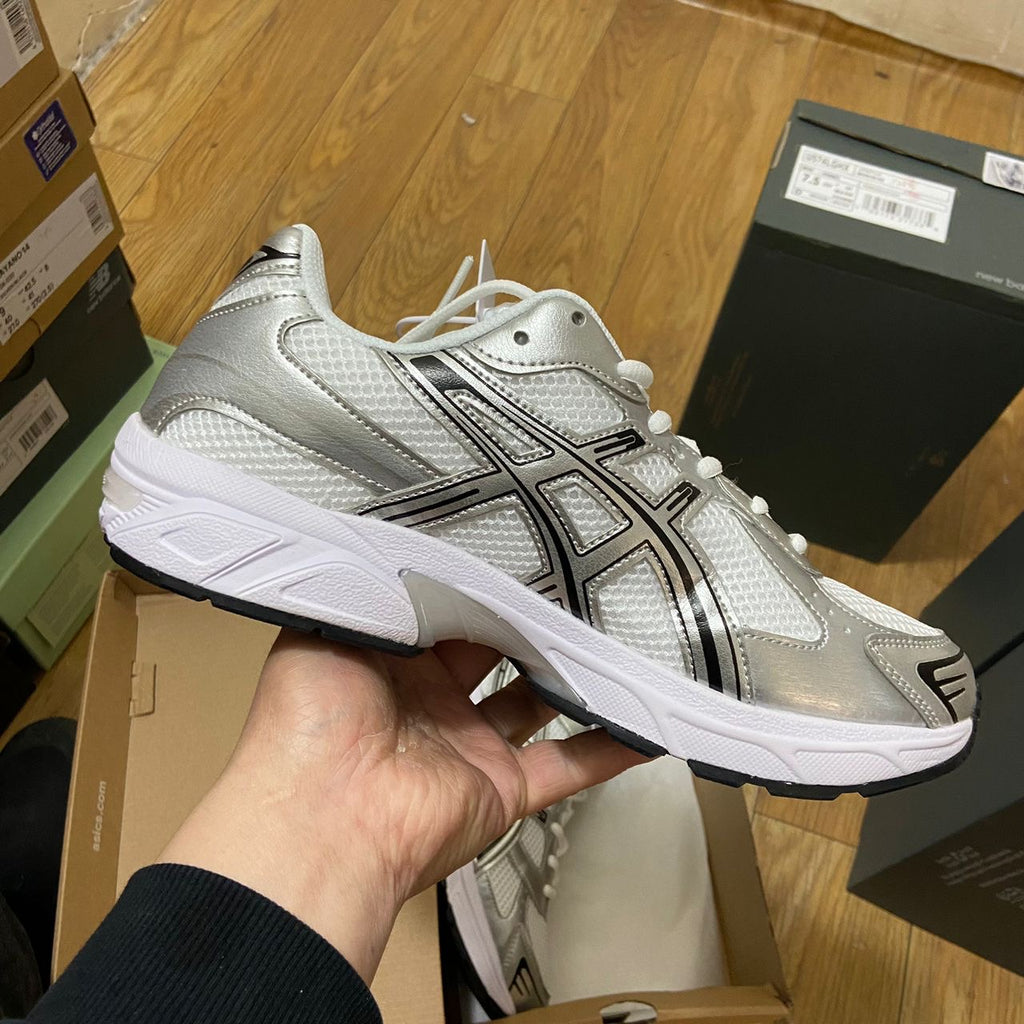 ASICS Gel 1130 White Pure Silver Trainers Unisex