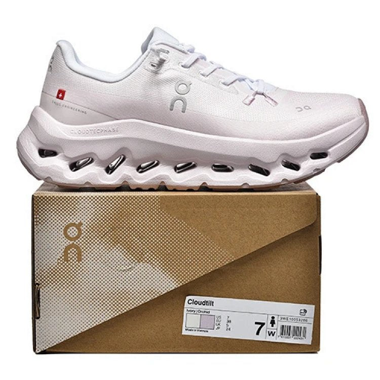 On Running Cloudtilt Triple White Trainers