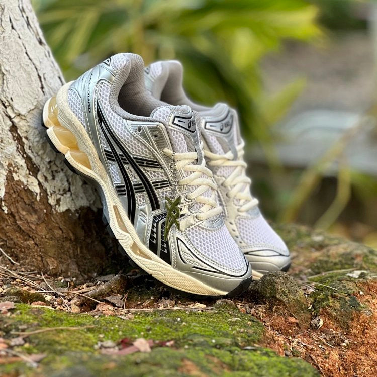 ASICS Gel Kayano 14 Off-White Mustard Trainers Unisex