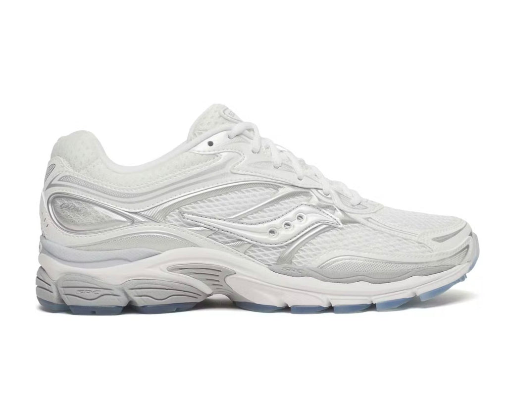 Saucony Progrid Omni 9 White Silver Trainers