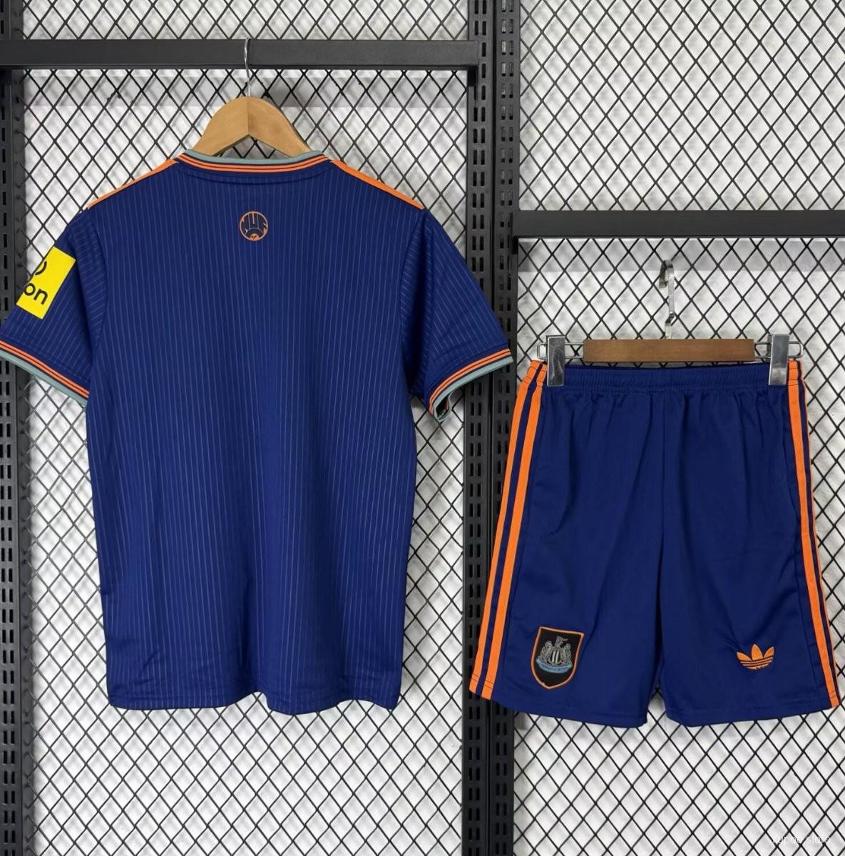 Newcastle United Away Kit 25/26 Fan Version - Kids -  Free Personalisation + Patches!