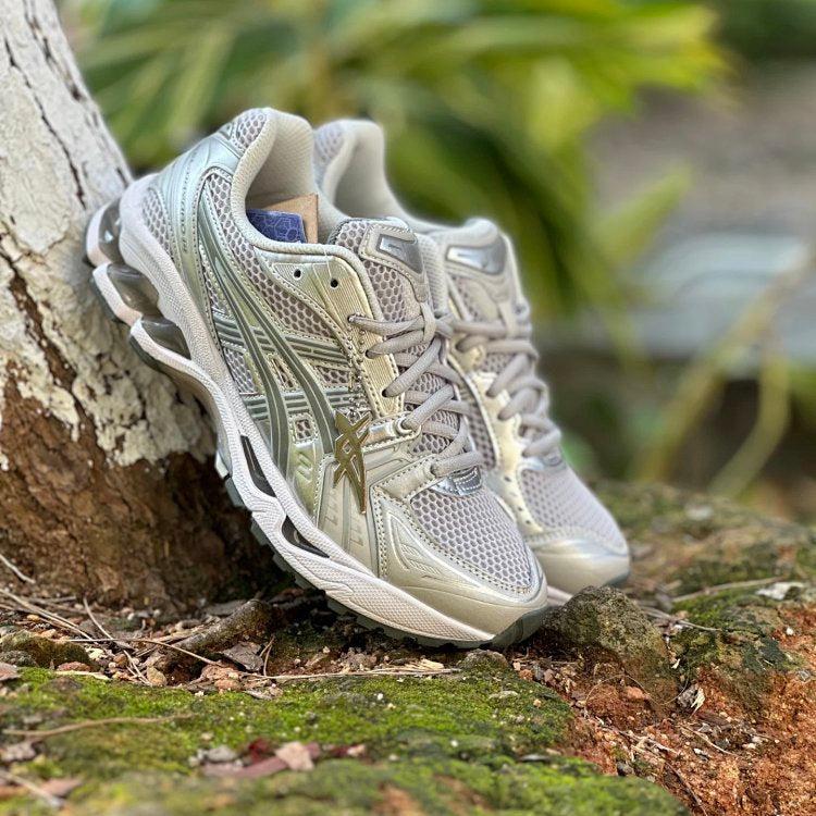 ASICS Gel Kayano 14 Off-white Silver Trainers Unisex