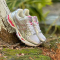 ASICS Gel Kayano 14 Pink/White Silver Trainers Unisex