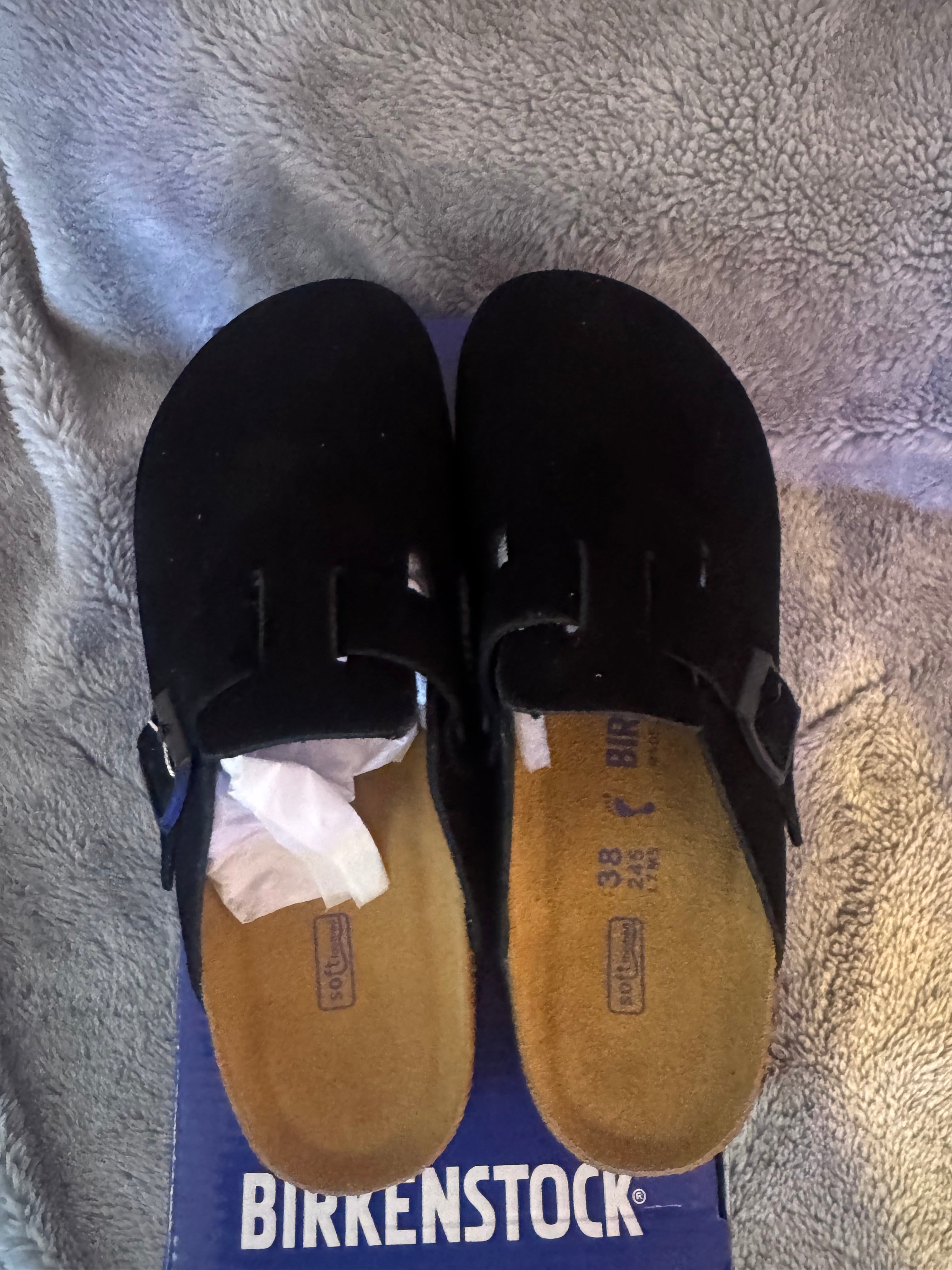 Birkenstock Boston Soft Footbed Black Clogs