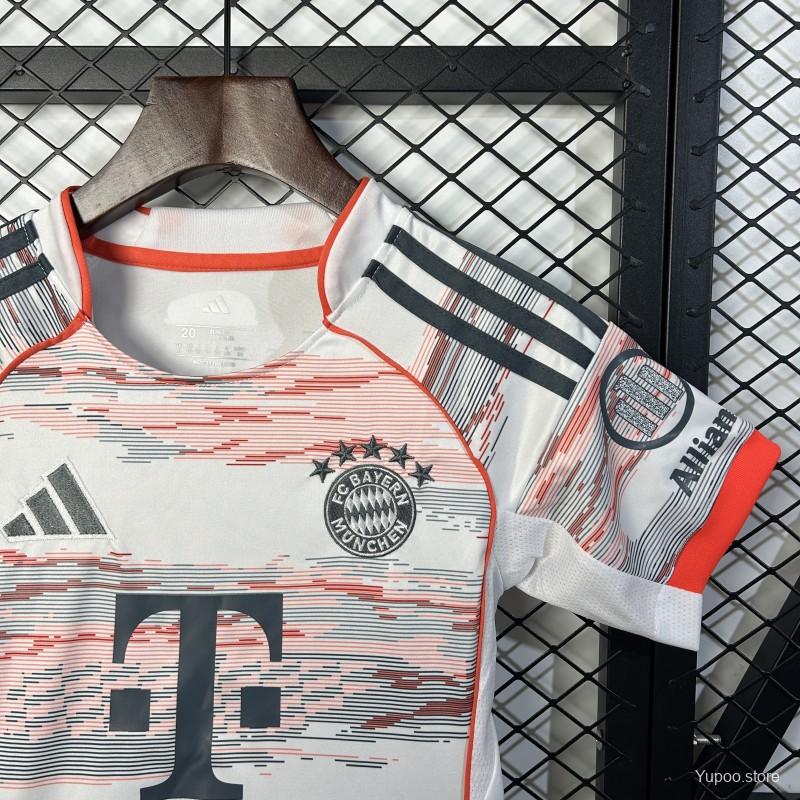 Bayern Munich Away Kit 25/26 Fan Edition - Kids - Free Personalisation + Patches!