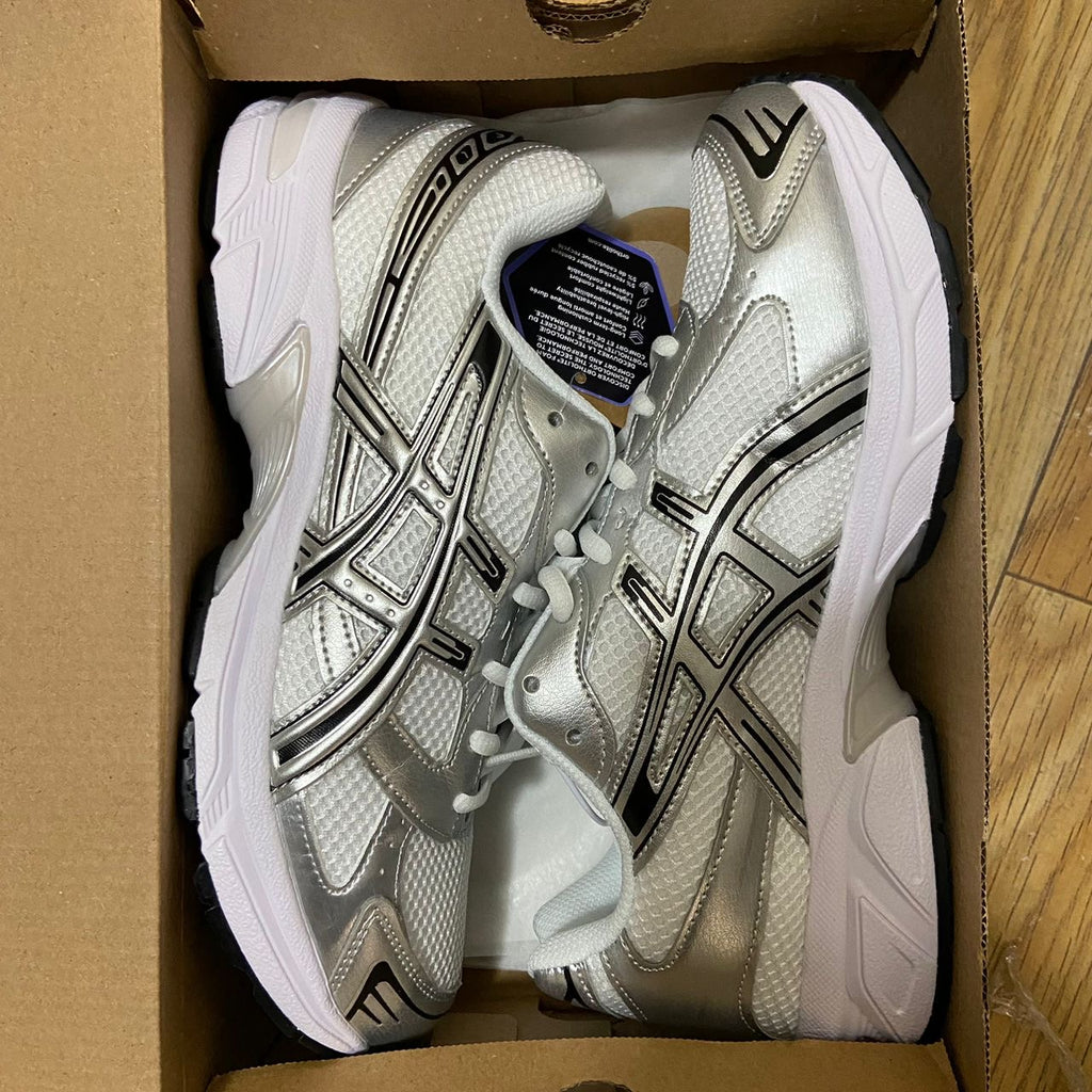 ASICS Gel 1130 White Pure Silver Trainers Unisex