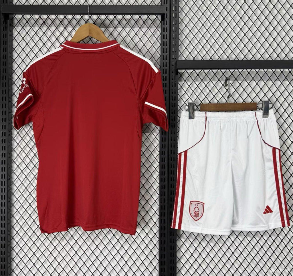 Nottingham Forest Home Kit 25/26 Fan Edition - Kids - Free Personalisation + Patches!
