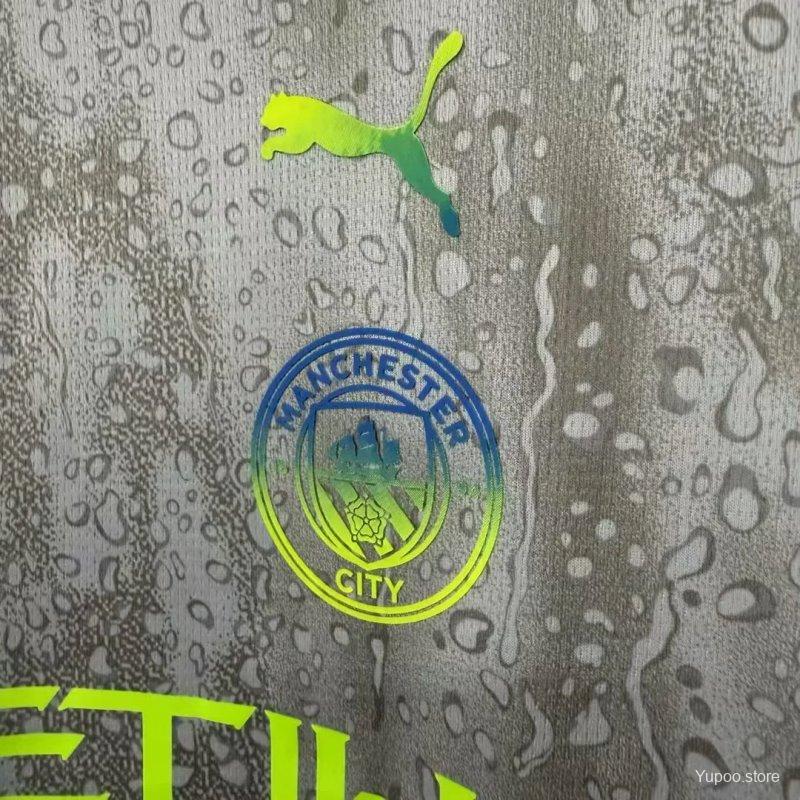 Manchester City Third Kit 25/26 Fan Edition - Kids - Free Personalisation + Patches!