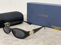 Gucci Sunglasses Black Round Women’s