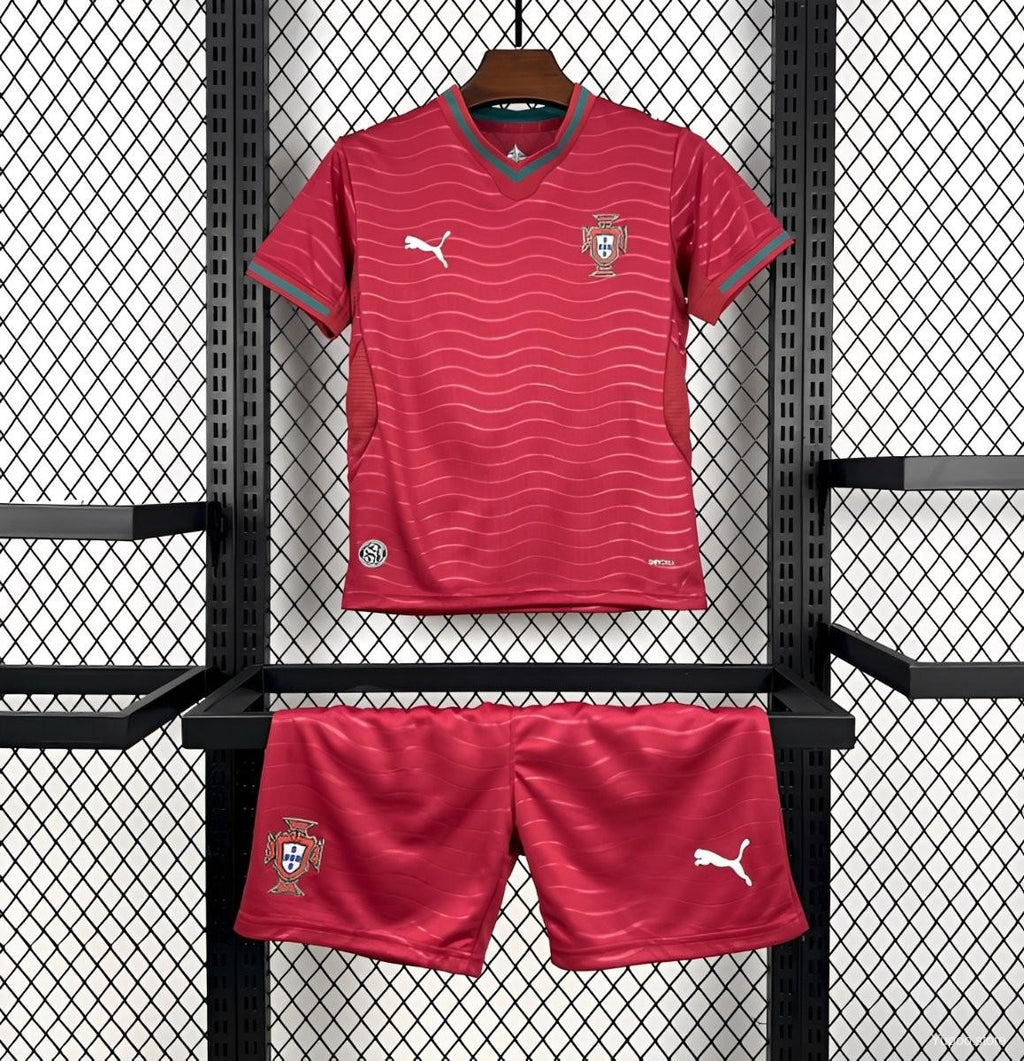 Portugal World Cup 2026 Home Kit Fan Edition - Kids - Free Personalisation