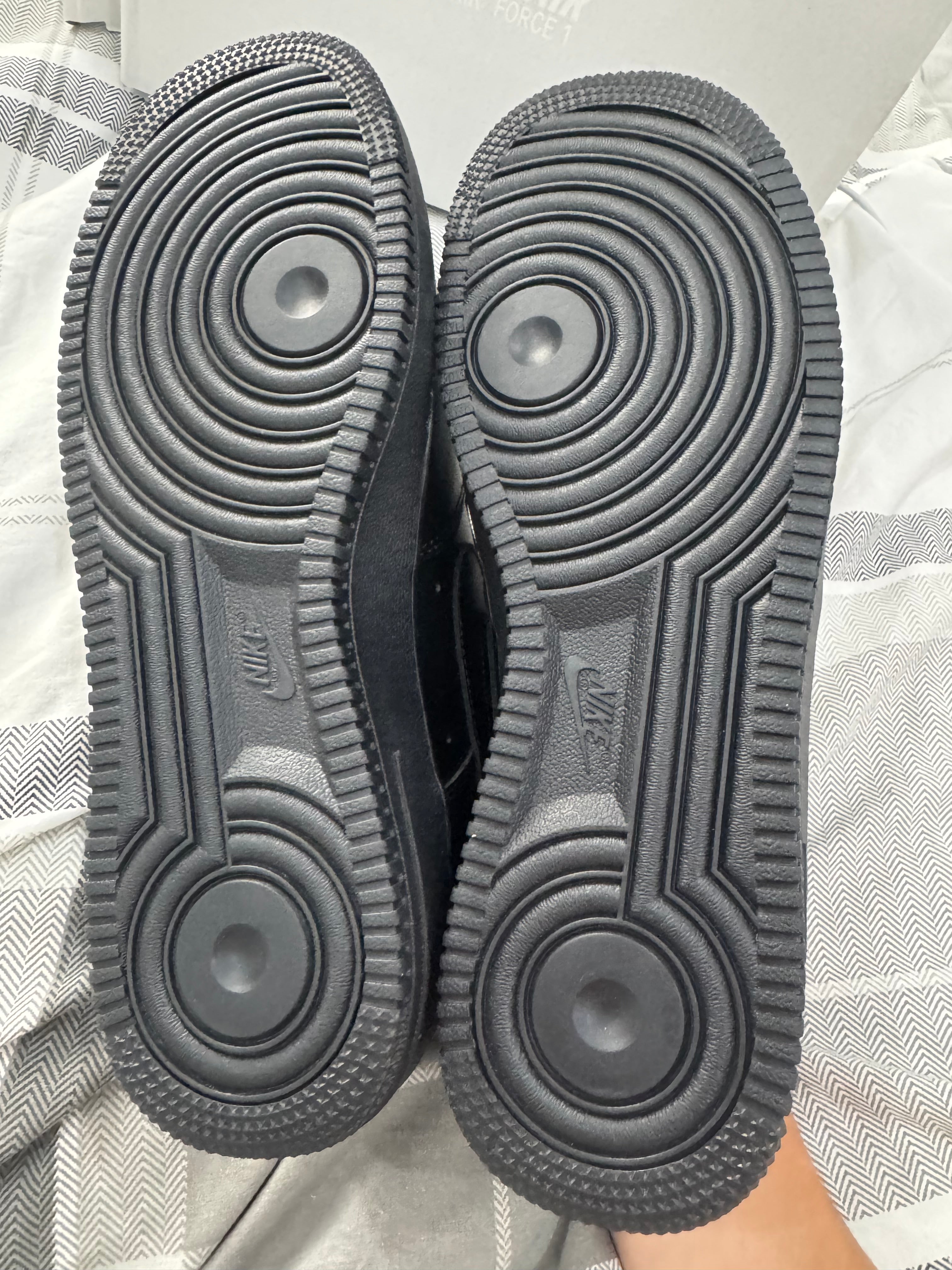 Nike Air Force 1 Black Trainers